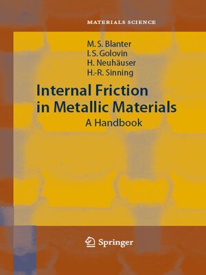 cover image of Internal Friction in Metallic Materials